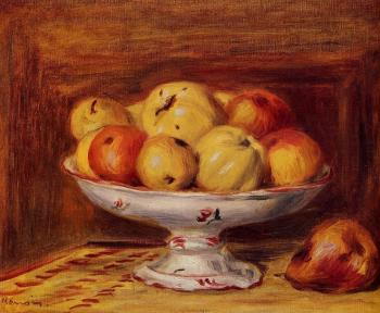 Pierre Auguste Renoir : Still Life with Apples and Pears